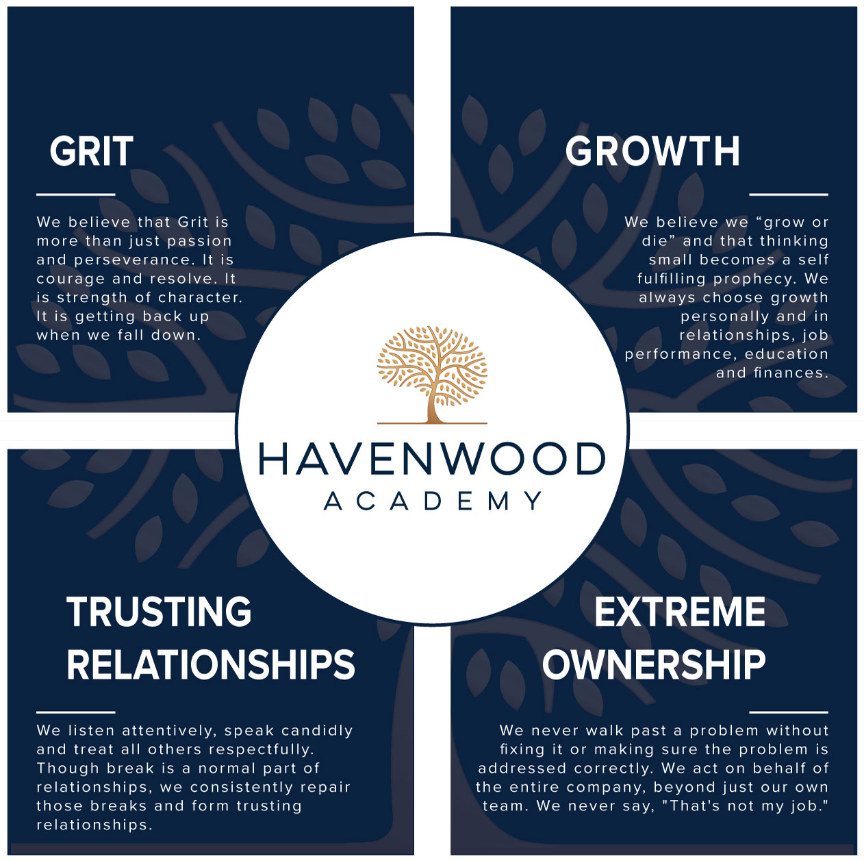 Lets try this guy | Havenwood Academy Havenwood Values